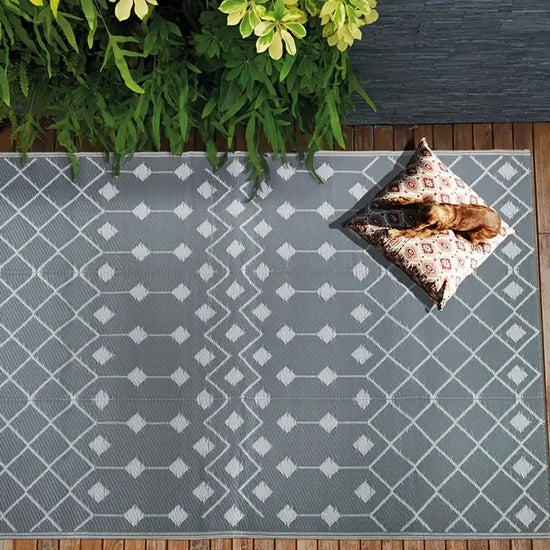 1pc, reversible outdoor Mat, ou t door nothing else, made of polypropylene material, foldable and double-sided design, suitable for RV patio, outdoor camping, backyard and picnic use, lightweight and easy to carry, easy to cl Au bout du Sentier