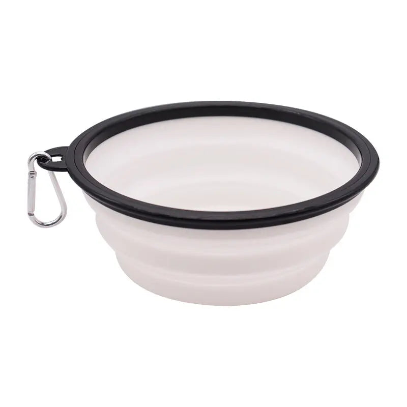 350ML/1000ML Foldable Silicone Pet Bowl Portable Puppy Food Container Collapsible Feeder For Outdoor Camping Dog Accessories Au bout du Sentier