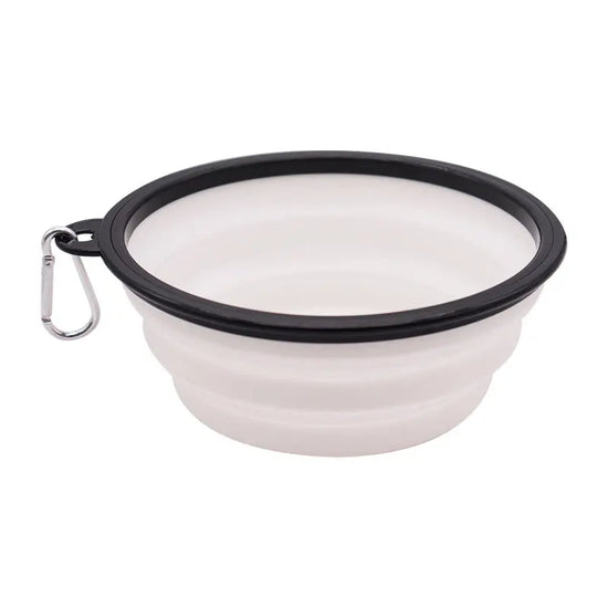 350ML/1000ML Foldable Silicone Pet Bowl Portable Puppy Food Container Collapsible Feeder For Outdoor Camping Dog Accessories Au bout du Sentier