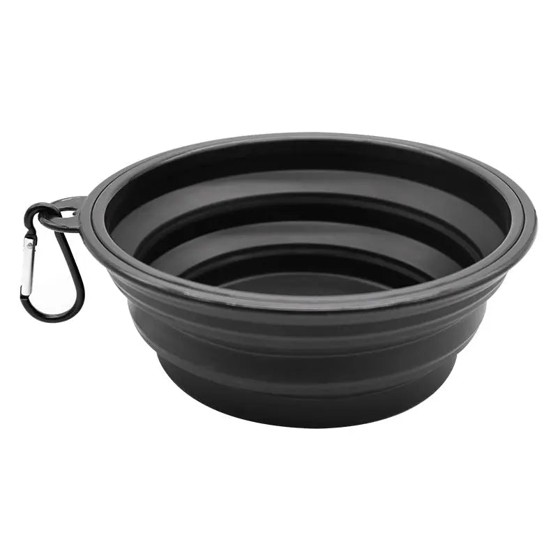 350ML/1000ML Foldable Silicone Pet Bowl Portable Puppy Food Container Collapsible Feeder For Outdoor Camping Dog Accessories Au bout du Sentier