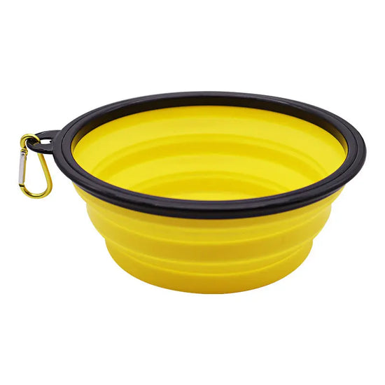 350ML/1000ML Foldable Silicone Pet Bowl Portable Puppy Food Container Collapsible Feeder For Outdoor Camping Dog Accessories Au bout du Sentier