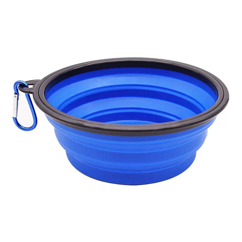 350ML/1000ML Foldable Silicone Pet Bowl Portable Puppy Food Container Collapsible Feeder For Outdoor Camping Dog Accessories Au bout du Sentier