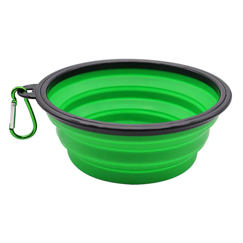 350ML/1000ML Foldable Silicone Pet Bowl Portable Puppy Food Container Collapsible Feeder For Outdoor Camping Dog Accessories Au bout du Sentier