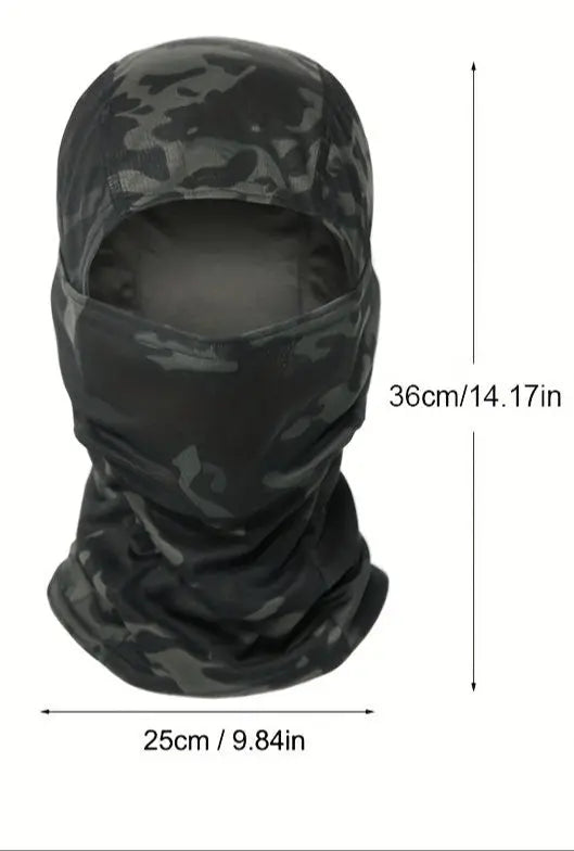 Cagoule survie camouflage (nombreuses couleurs) Au bout du Sentier