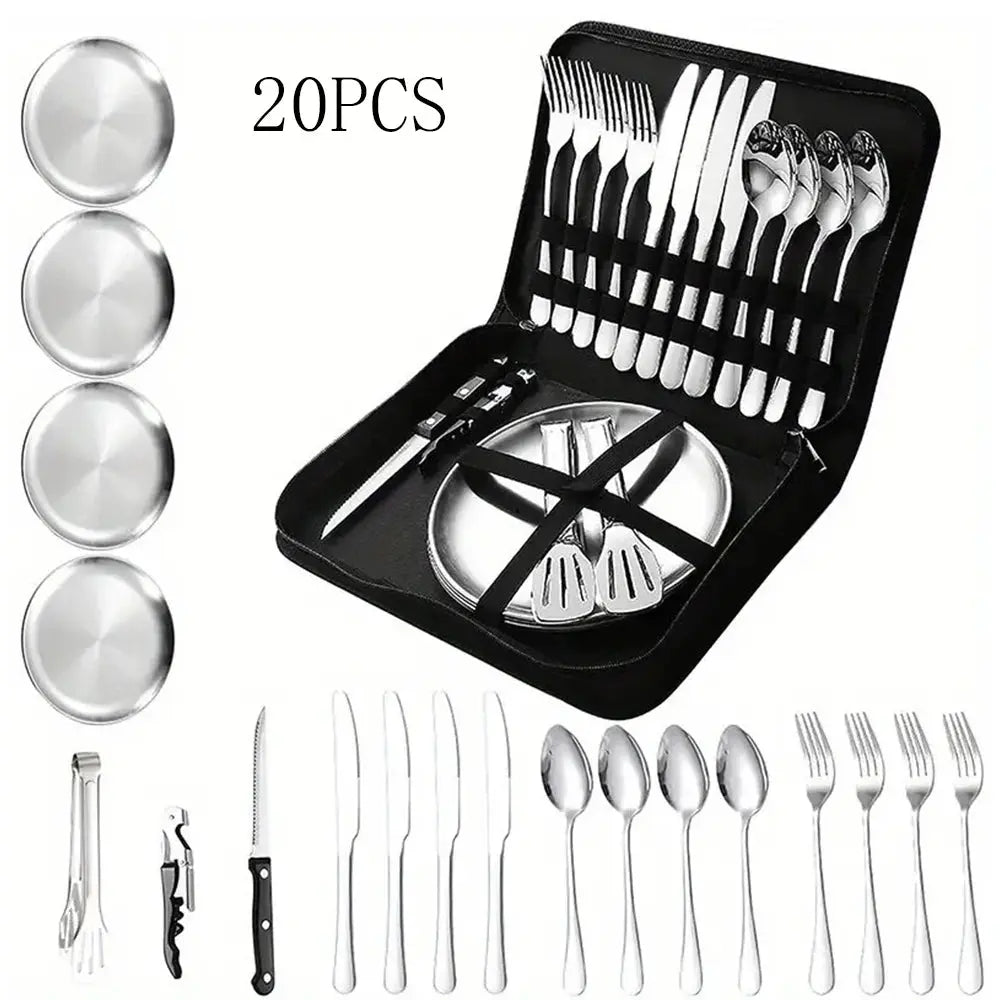 Set de table camping Au bout du sentier